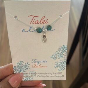 Silver and Turquoise Necklace